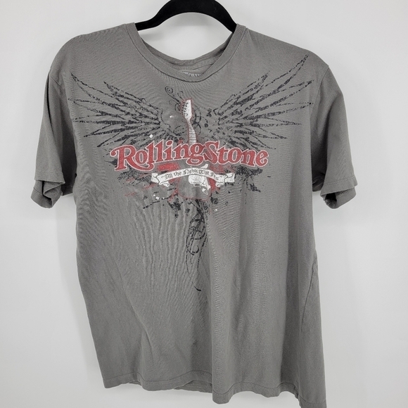 MENS LARGE VINTAGE ROLLING STONE ALL THE NEWS THAT FITS T-SHIRT - Picture 4 of 6